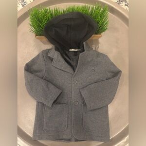 Calvin Klein Kids Gray Hooded Jacket Size 3T NWOT